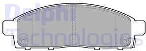 Brake Pad Set, disc brake LP2074