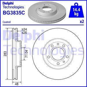Brake Disc BG3835C