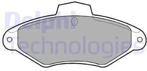 Brake Pad Set, disc brake LP787