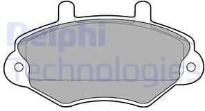 Brake Pad Set, disc brake LP767