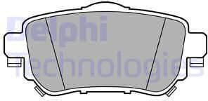 Brake Pad Set, disc brake LP3145