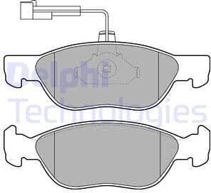Brake Pad Set, disc brake LP1586