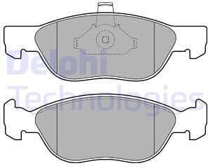 Brake Pad Set, disc brake LP1734