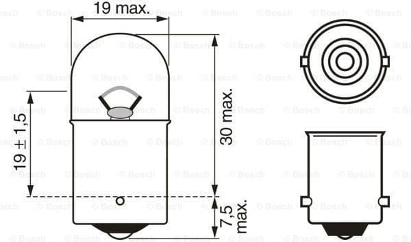 Bulb, boot light Pure Light BL 1 987 301 019 - image 5