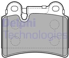 Brake Pad Set, disc brake LP2061