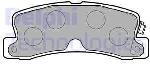 Brake Pad Set, disc brake LP834