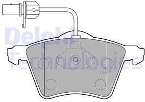 Brake Pad Set, disc brake LP1529