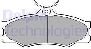 Brake Pad Set, disc brake LP548