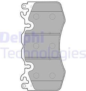 Brake Pad Set, disc brake LP2187