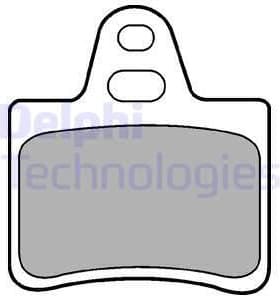 Brake Pad Set, disc brake LP655