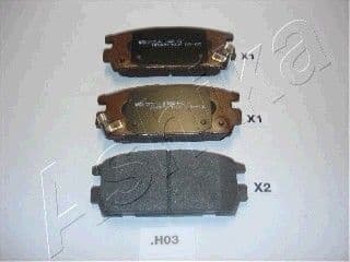 Brake Pad Set, disc brake 51-0H-H03