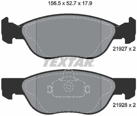 Brake Pad Set, disc brake Q+ 2192703