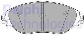 Brake Pad Set, disc brake LP2250