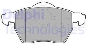 Brake Pad Set, disc brake LP1687