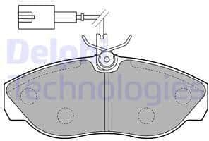 Brake Pad Set, disc brake LP1748
