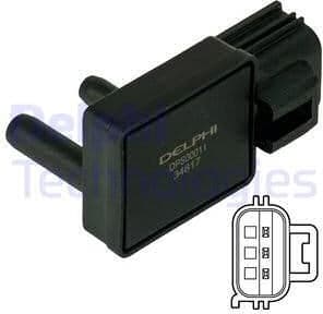 Sensor, exhaust pressure DPS00011