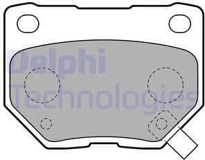 Brake Pad Set, disc brake LP1780