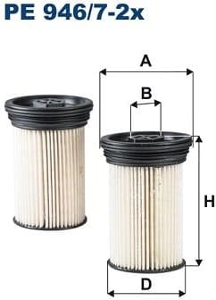 Fuel Filter PE 946/7-2x