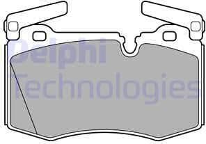 Brake Pad Set, disc brake LP2235