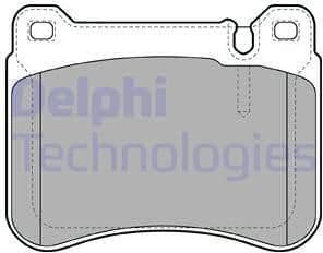 Brake Pad Set, disc brake LP1979