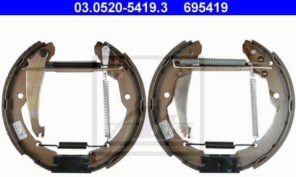 Brake Shoe Set Original ATE TopKit 03.0520-5419.3