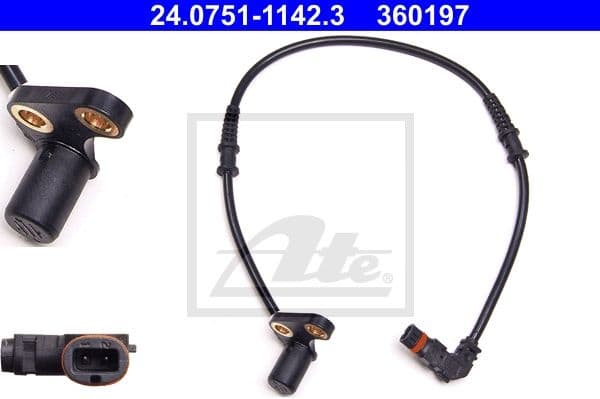 Sensor, wheel speed 24.0751-1142.3