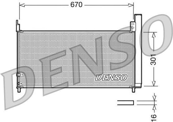 Condenser, air conditioning DCN50037