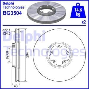 Brake Disc BG3504