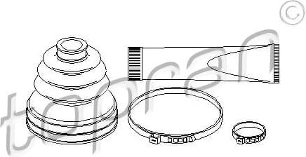 Bellow Kit, drive shaft 207 197