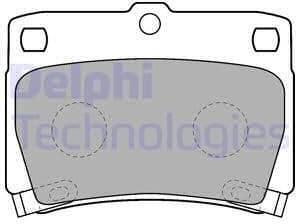 Brake Pad Set, disc brake LP1546