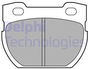Brake Pad Set, disc brake LP1847