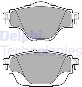 Brake Pad Set, disc brake LP2509