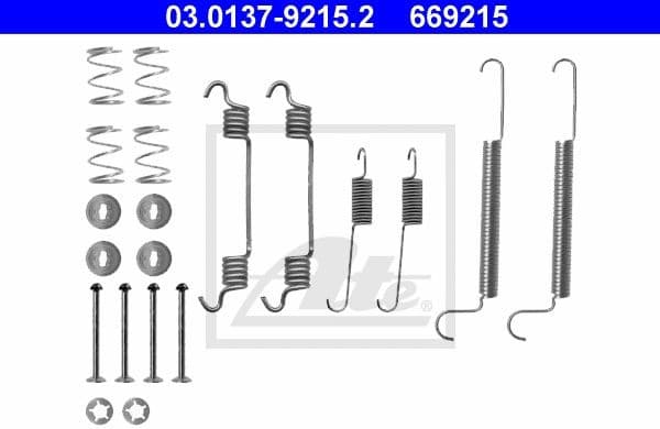 Accessory Kit, brake shoes 03.0137-9215.2