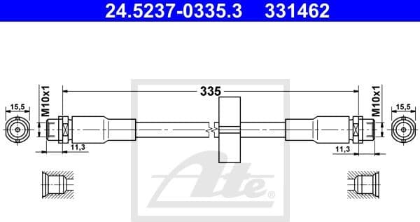 Brake Hose 24.5237-0335.3