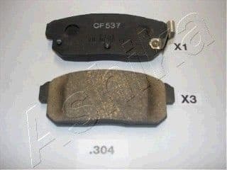 Brake Pad Set, disc brake 51-03-304