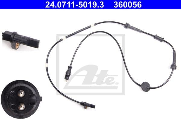 Sensor, wheel speed 24.0711-5019.3