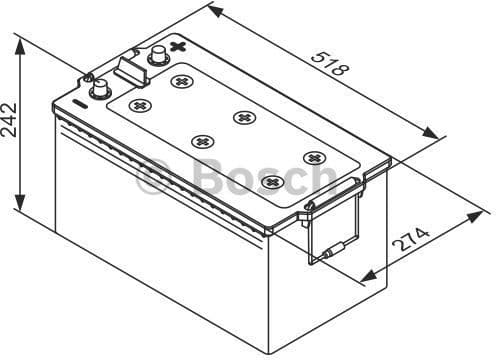 Starter Battery CV EFB 0 092 TE0 888 - image 5