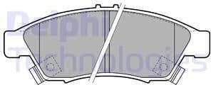 Brake Pad Set, disc brake LP1739