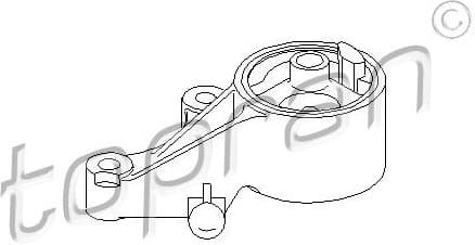 Mounting, engine 206 566