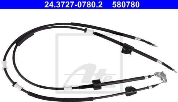 Cable Pull, parking brake 24.3727-0780.2 - image 2