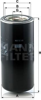 Filter, operating hydraulics WD 13 145