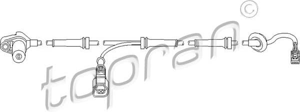 Sensor, wheel speed 110 485