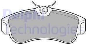 Brake Pad Set, disc brake LP616