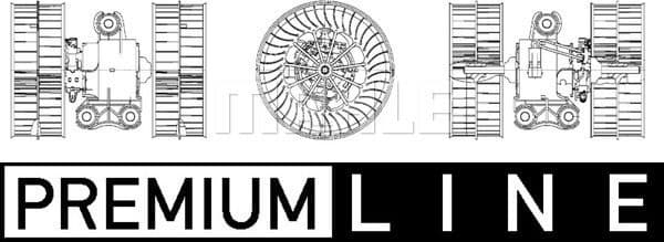 Interior Blower BEHR *** PREMIUM LINE *** AB 39 000P