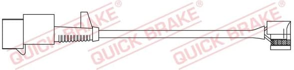 Warning Contact, brake pad wear WS 0405 A