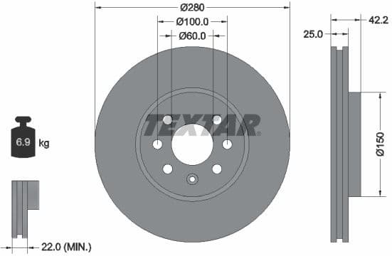 Brake Disc PRO 92124603