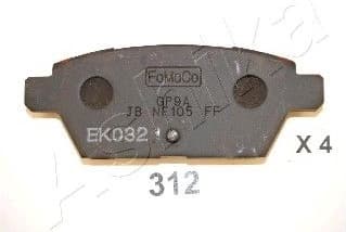 Brake Pad Set, disc brake 51-03-312
