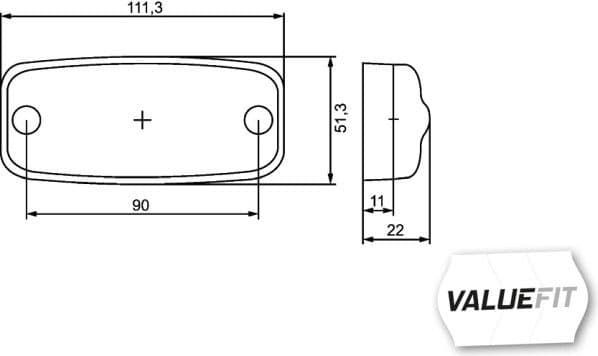 Position Light HELLA VALUEFIT 2PG 357 008-031 - image 2