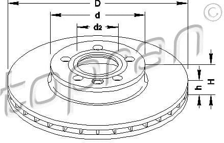 Brake Disc COATED 109 523