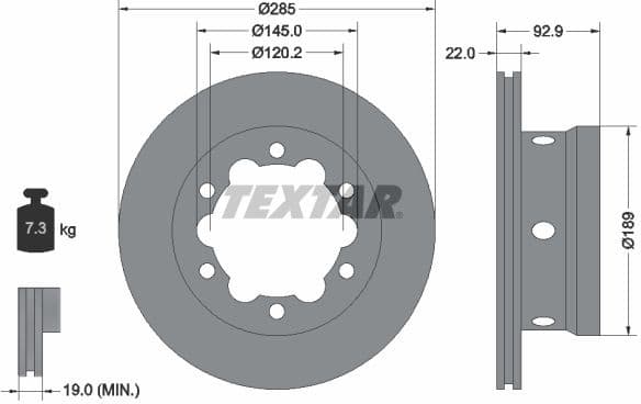 Brake Disc PRO 92089803